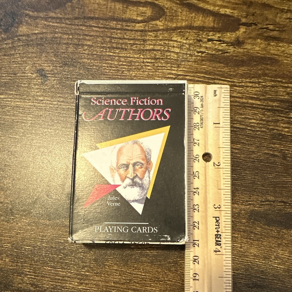 Vintage 1991 Science Fiction Authors Playing Cards Whitehall Line Complete - Picture 3 of 4